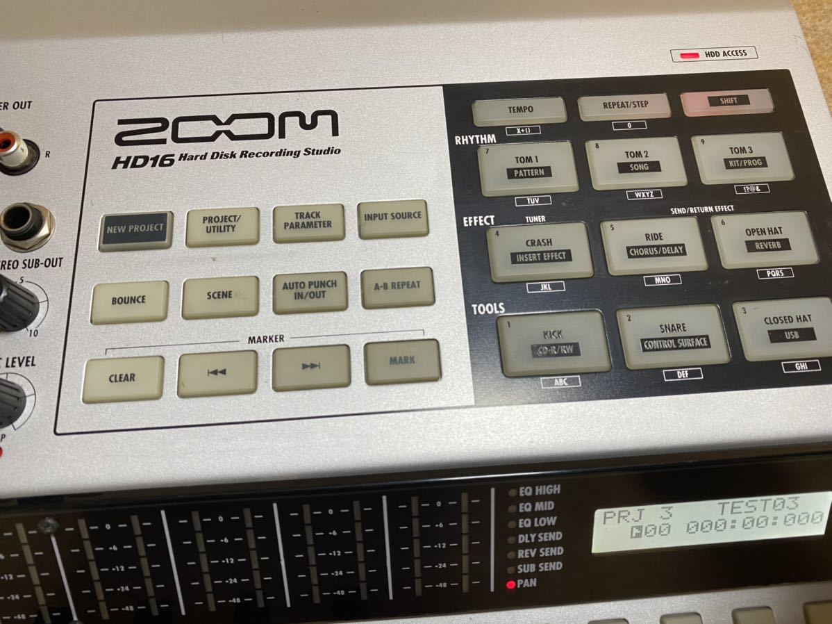 ZOOM HD16 ハードディスクレコーディング スタジオ 動作未確認 Zoom