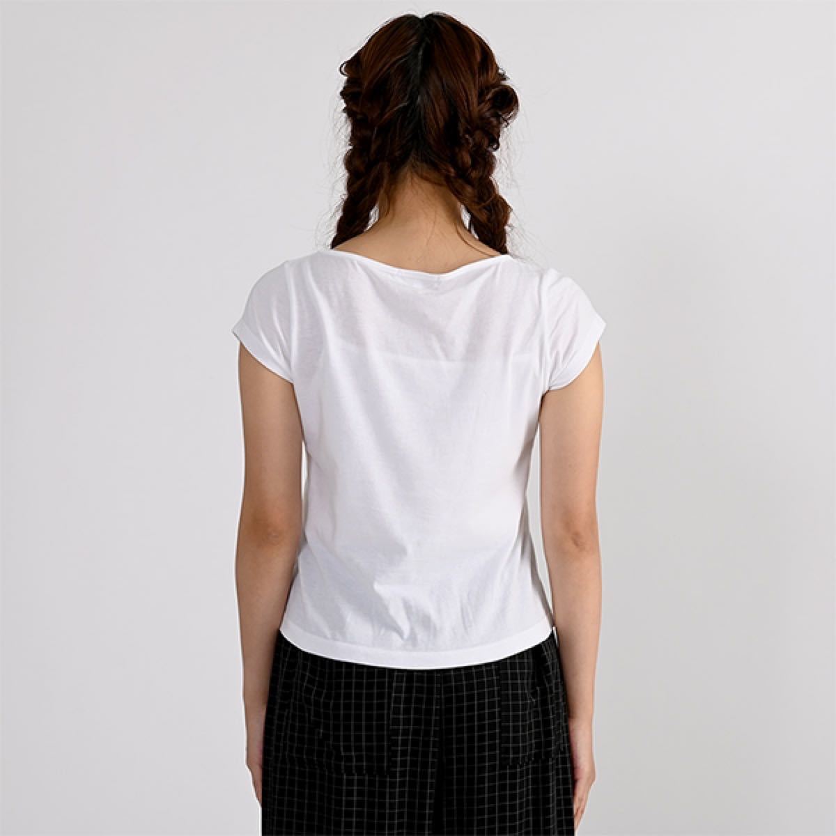 マリークワント アニエスベー コラボ 半袖Tシャツ ホワイト 白 Mサイズ　新品未使用品　タグ付き