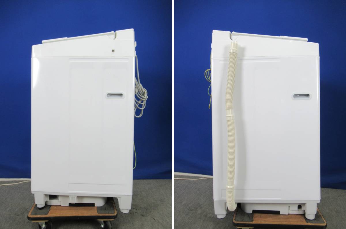 送料無料！東芝 8.0kg全自動洗濯機 ザブーン AW-8D8 2019年製 ウルトラファインバブル洗浄 風乾燥 槽自動お掃除_画像8