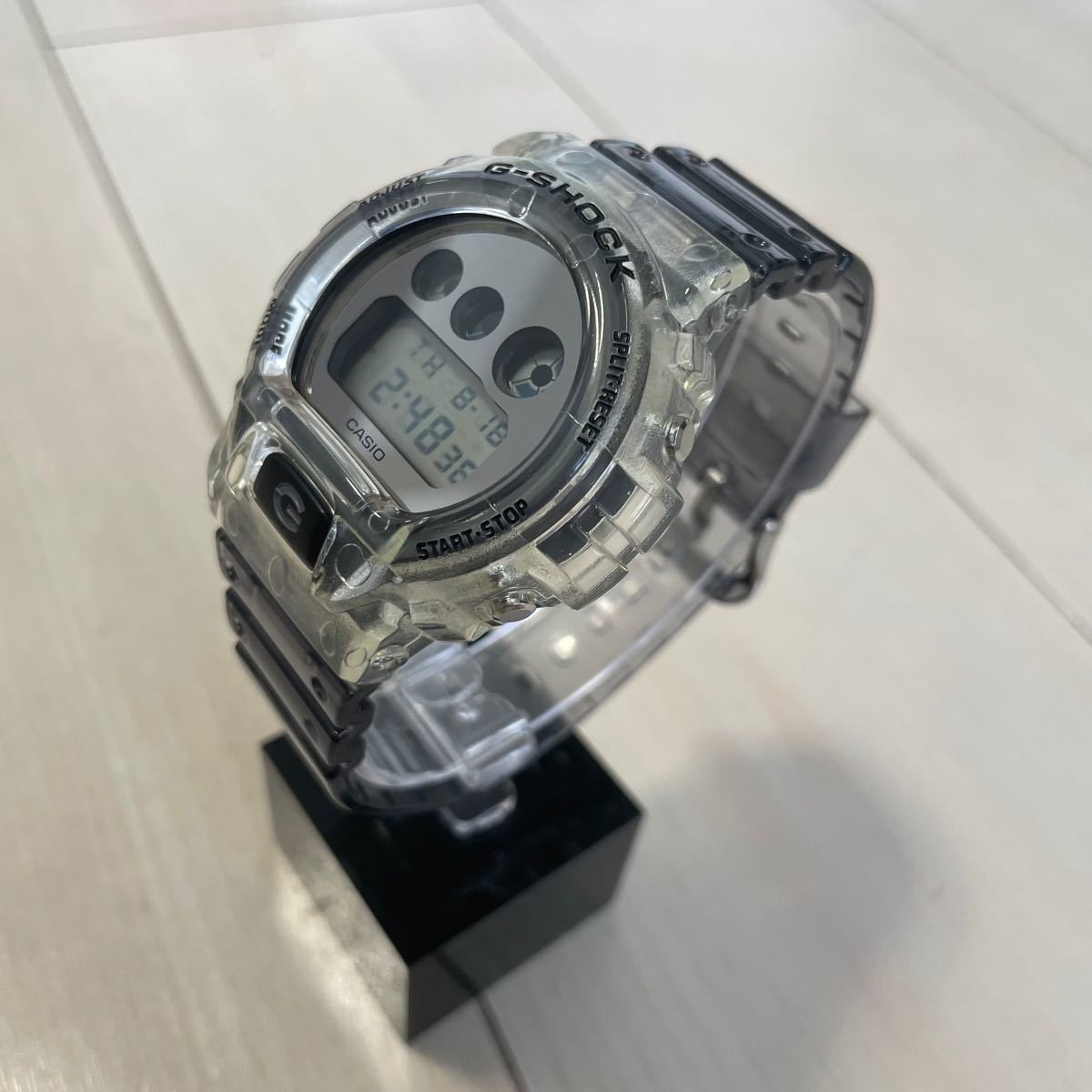 【新品未使用】G-SHOCK DW-6900SK-1JF クリアスケルトンカラー 三つ目 送料無料 人気モデル カシオ CASIO