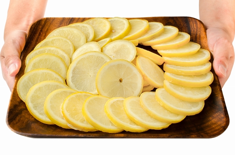 冷凍レモン スライス 500g×2パック 合計1kg 輪切り カット済み レモン スライス レモンサワー レモネード はちみつレモン_画像2