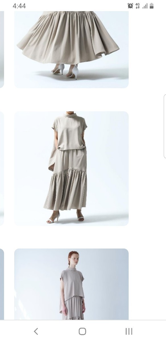 she tokyo シートーキョー Rita beige ロングスカート マキシスカート