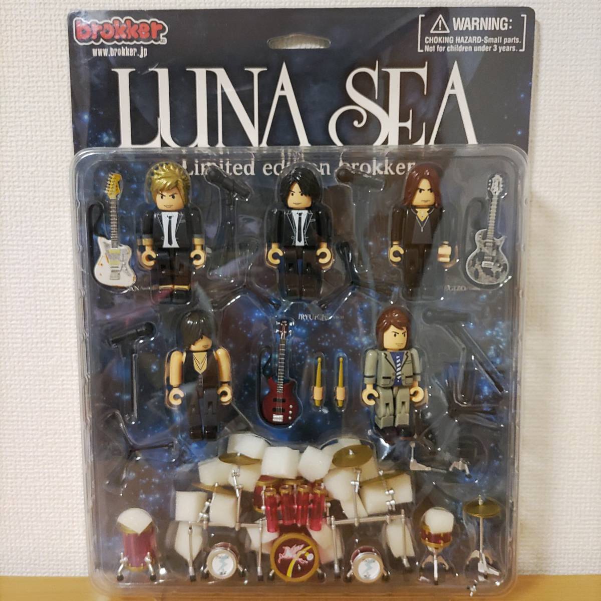 レア☆LUNA SEAブロッカーLimited edition brokkerフィギュアINORANルナシーLUNA SEA真矢SUGIZO小野瀬潤J河村隆一フィギア幻ミニチュア _画像1