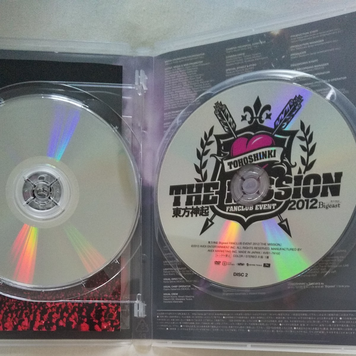 東方神起DVD THE MISSION ファンクラブイベント