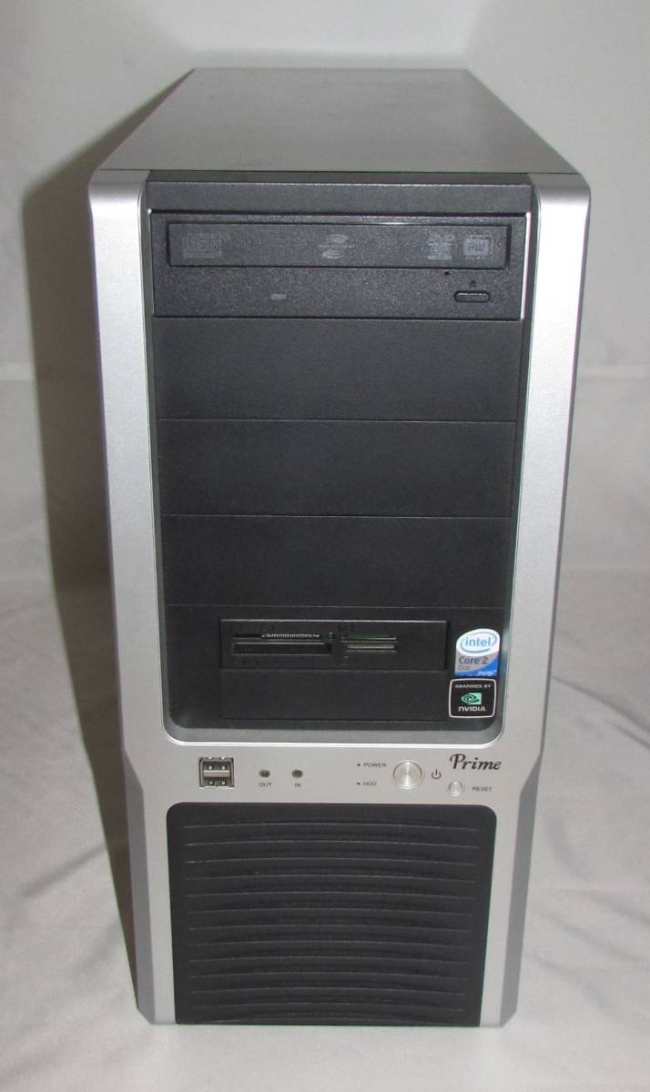 [NoPC026] Prime SSD改装 ディスクトップパソコン 可動中古良品_画像2