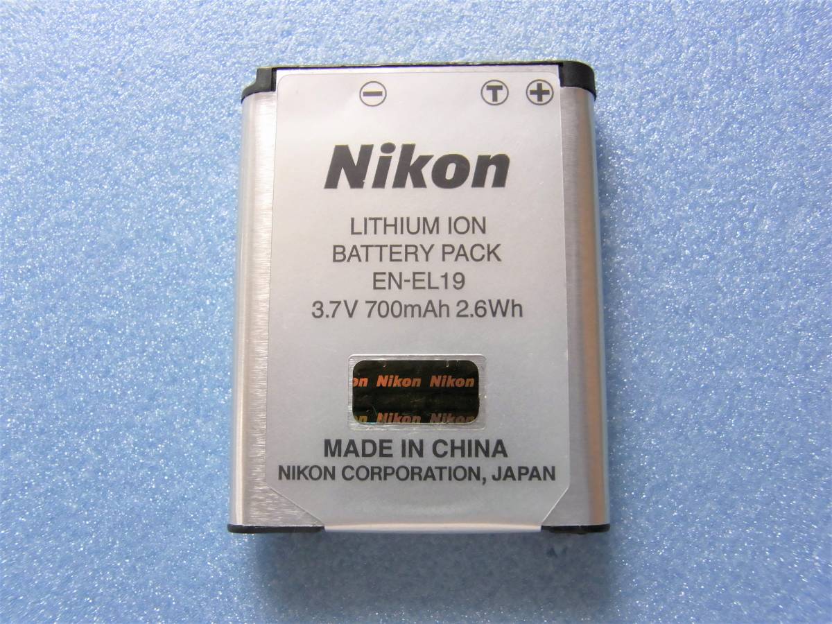 ニコン NIKON 【純正品】 バッテリー　EN-EL19　動作品_画像1