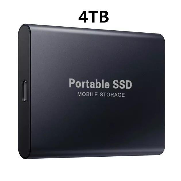 未使用品　ポータブルSSD 4TB ブラック
