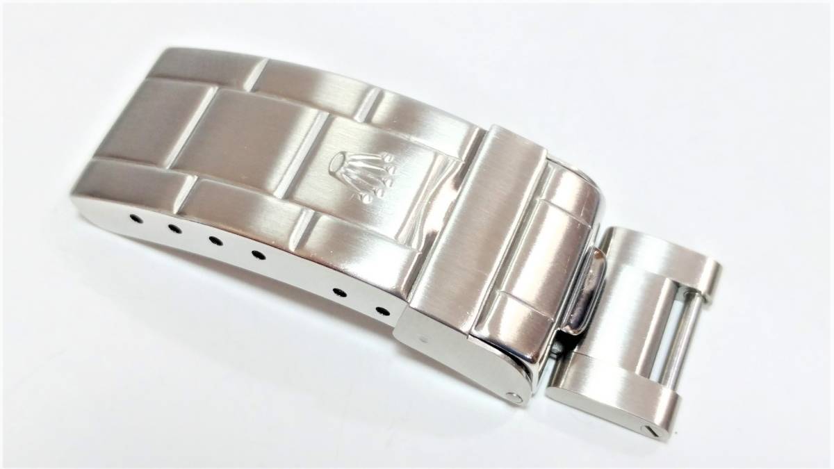 ROLEX 20㎜ヴィンテージ溝無しフリップロック式無垢ブレス用クラスプ Ref.93160 特価 希少 93年1月製 Ref.16660/16600/16800等に ロレックス オイスターブレス 93160 20㎜ シードゥエラー用