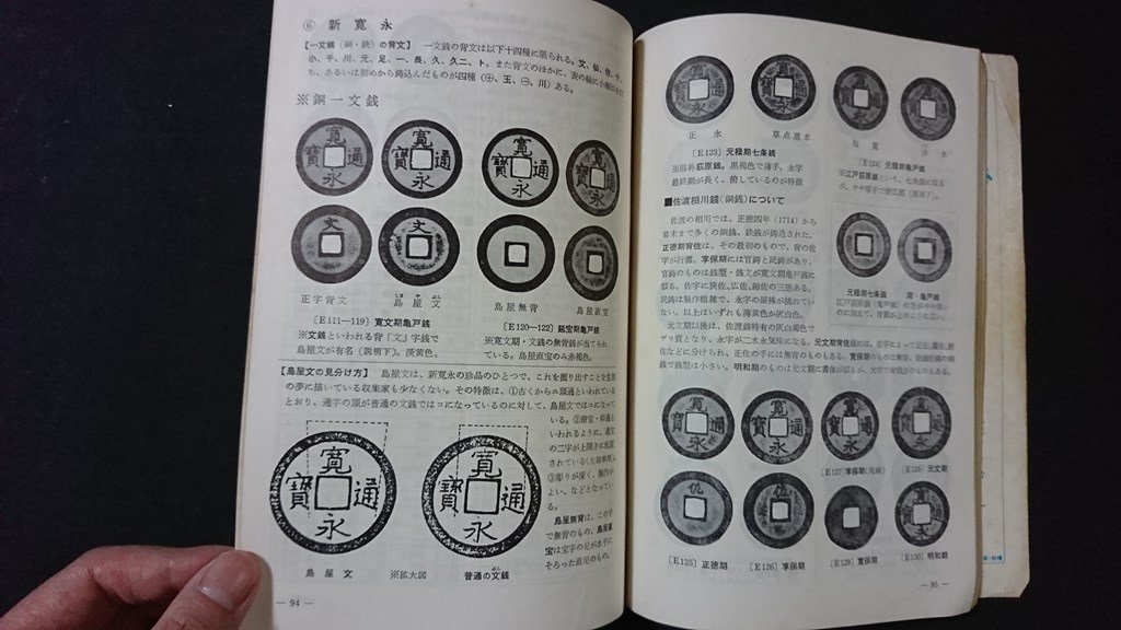 ｖ＃　貨幣手帳 1973年版 付 日本全発行貨幣価格表(近代貨を除く)　昭和47年　頒文社　古書/Q01_画像3