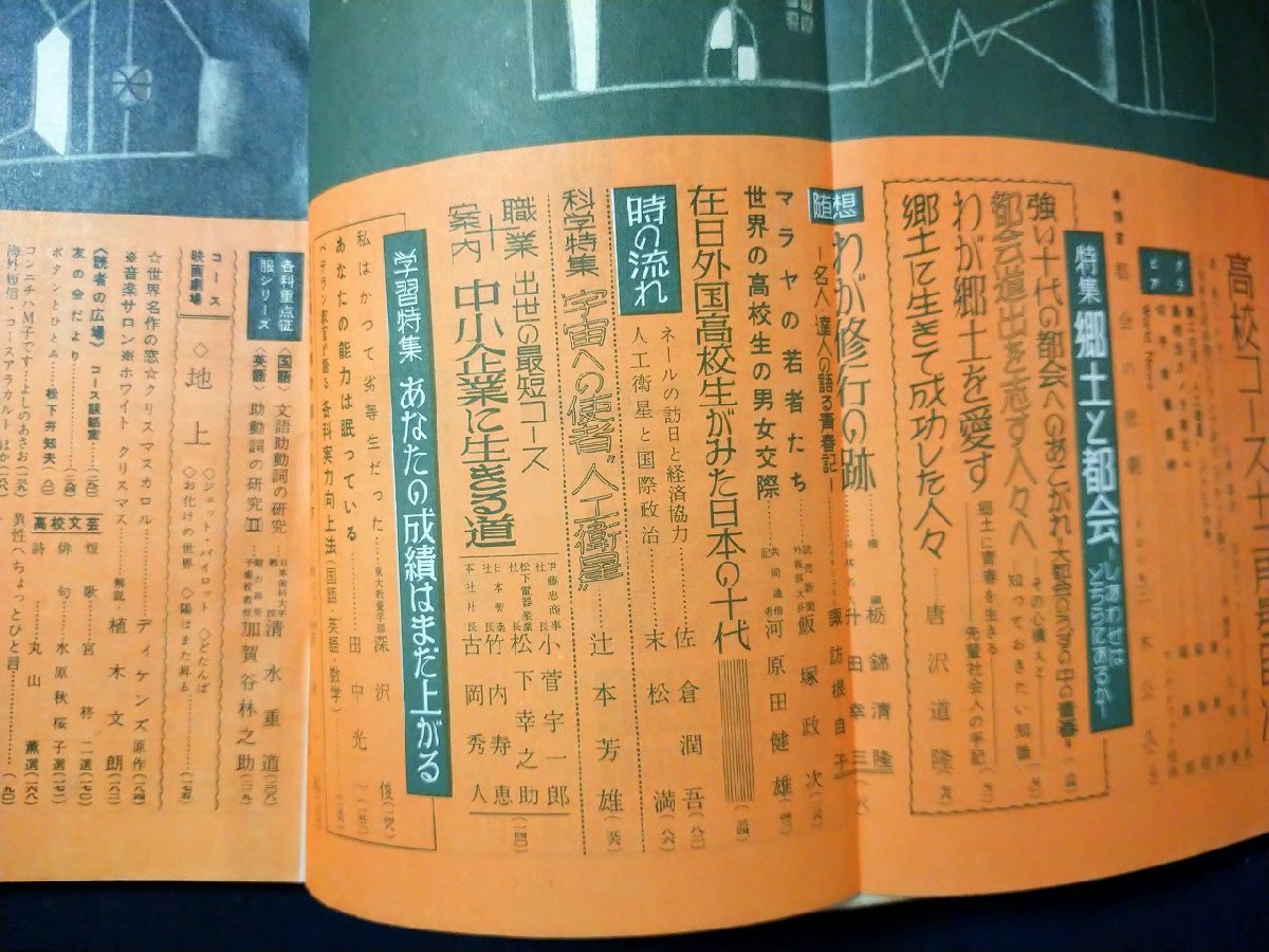 ｆ#　難あり　高校コース　1957年12月号　学習研究社　昭和32年　ふろく・学力養成講座なし　/I04_画像2