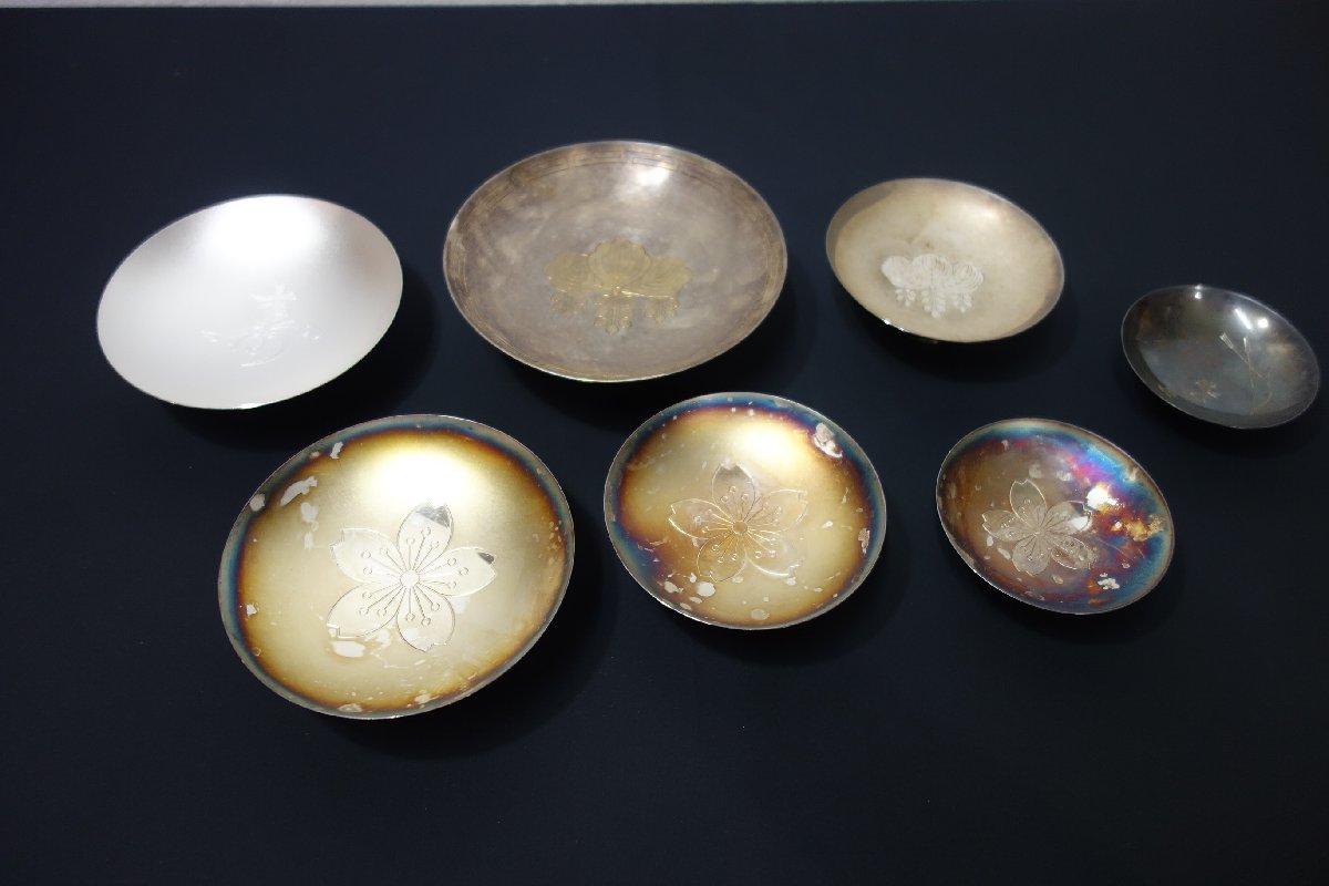 銀杯 銀盃 純銀 SILVER 銀製品 大きさいろいろまとめて つぶし 総重量