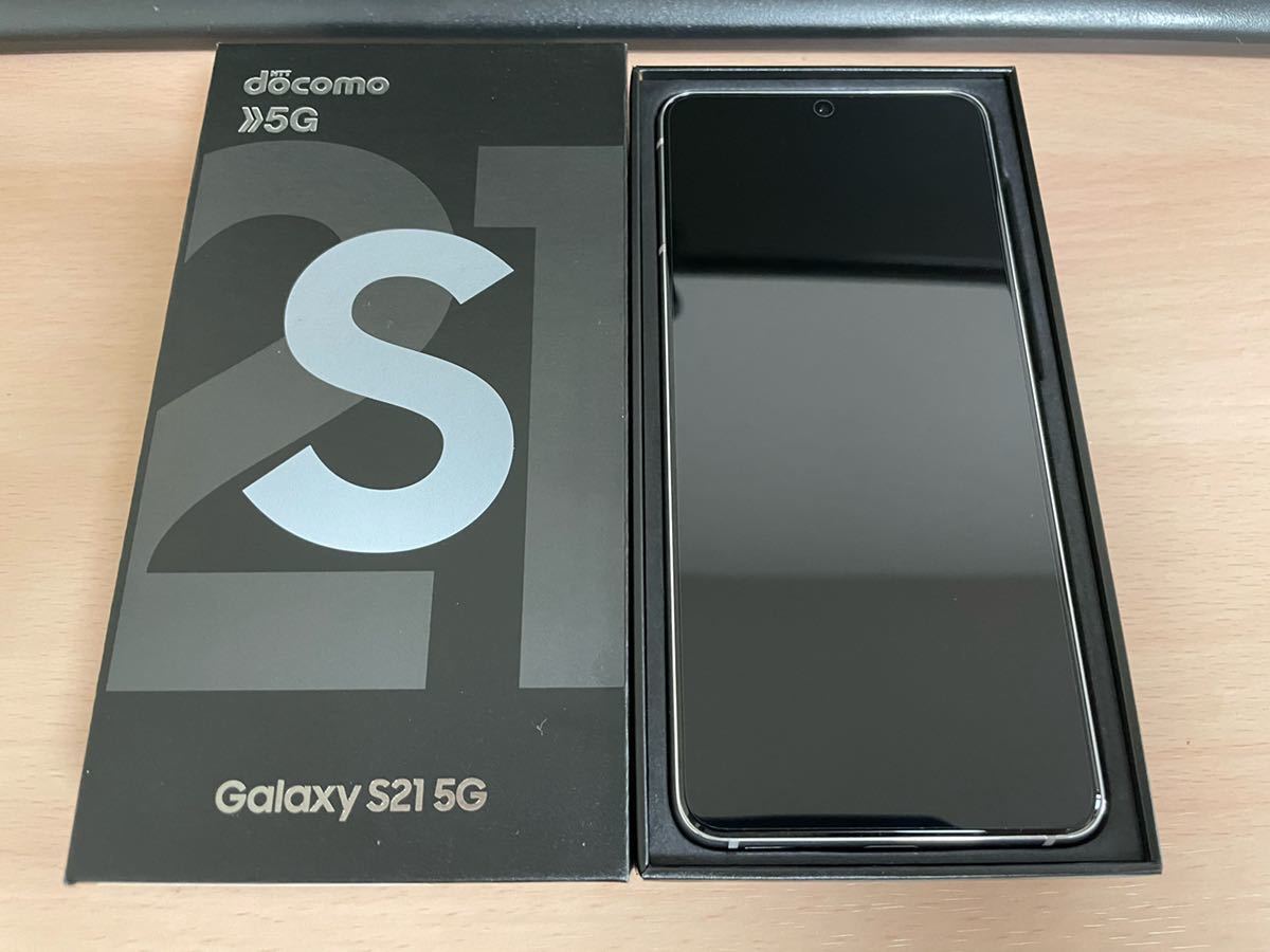 ドコモ版 docomo 超美品 Galaxy S21 5G ファントムホワイト simロック