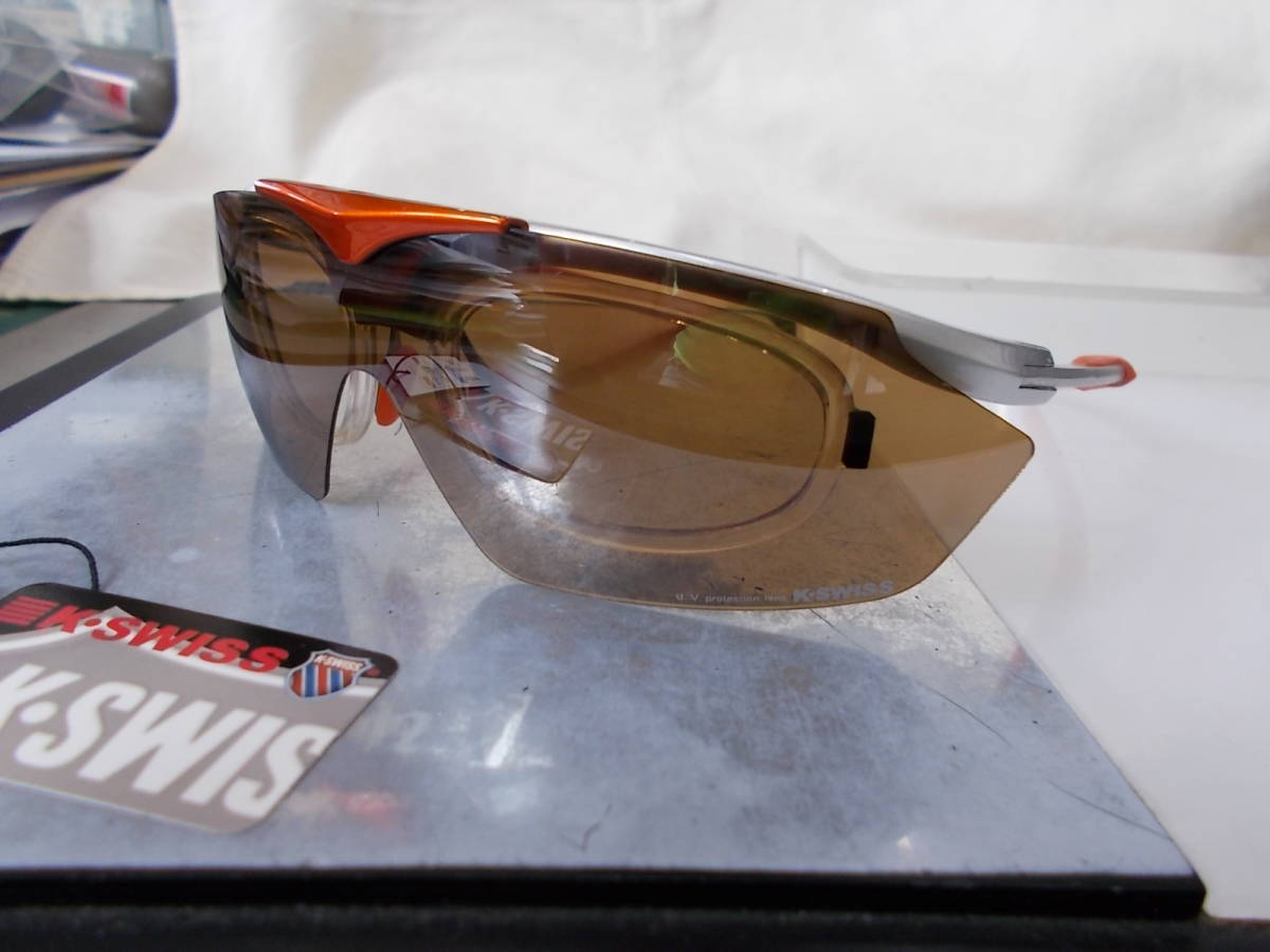 ケースイス K-SWISS インナー眼鏡フレーム付 跳ね上げ式 偏光 サングラス KS-6001-2 TR90 超弾性フレーム ドライブ 釣り スポーツに