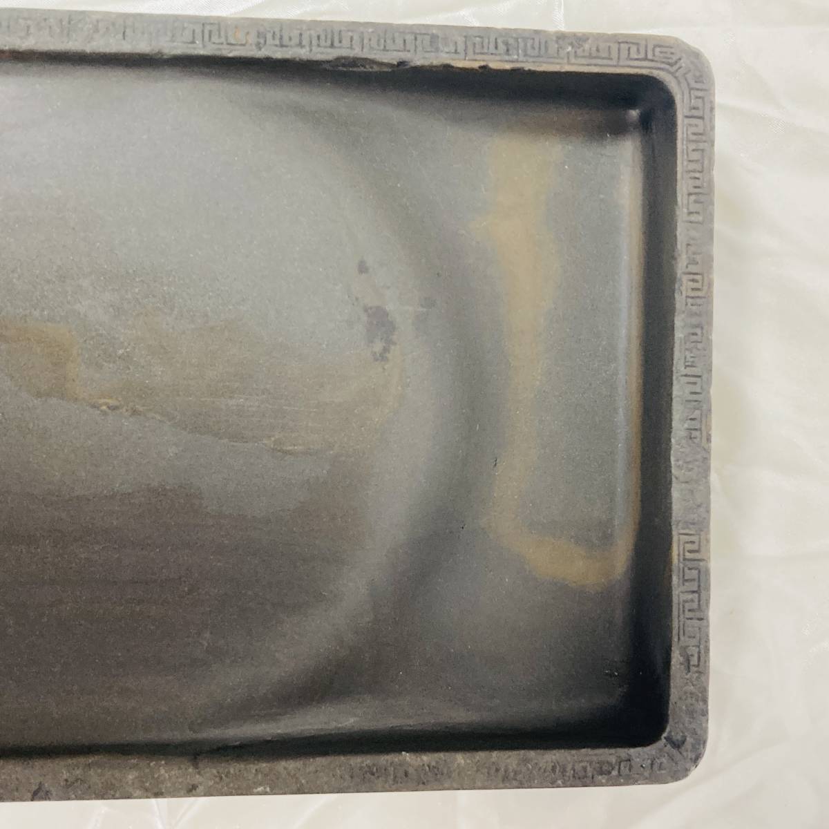 SK 【歙州硯】 書道具 中国美術 硯本体21×13×4cm 2300g 文 SK 【歙州硯】 書道具 中国美術 硯本体21×13×4cm 2300g 文