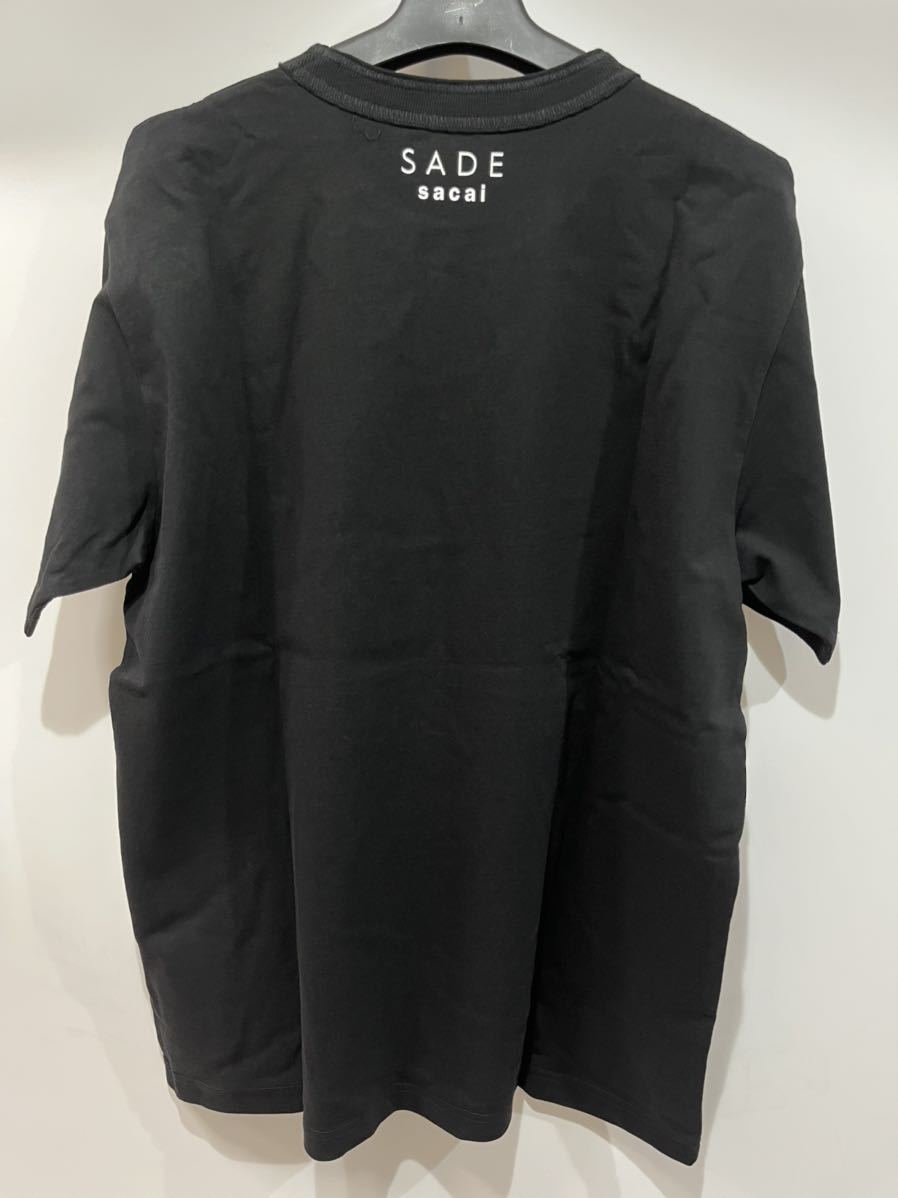 L 新品 SACAI x SADE Tシャツ BLACK 黒 サイズ 3 サカイ シャーデー