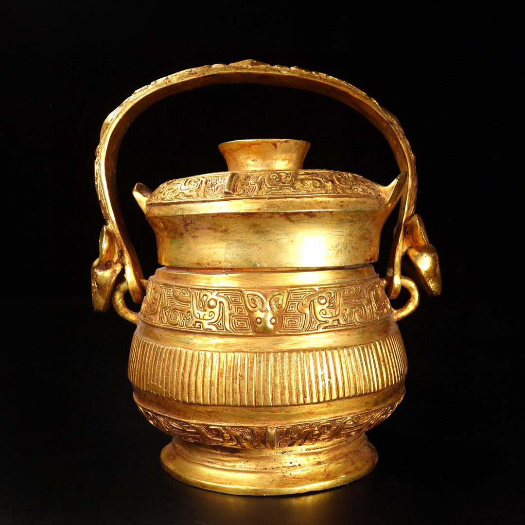 おすすめネット 7:4470U 人間国宝 中国骨董 銅製品 銅器 伝世家珍 置物 