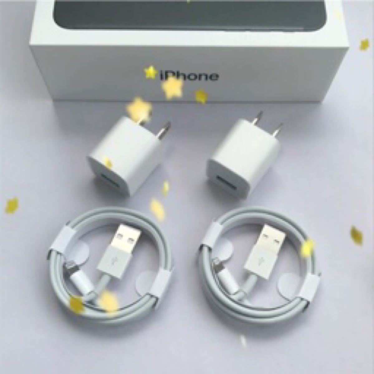 iPhone 充電ケーブル 充電器 コード lightning cable ライトニングケーブル アダプタ コンセント