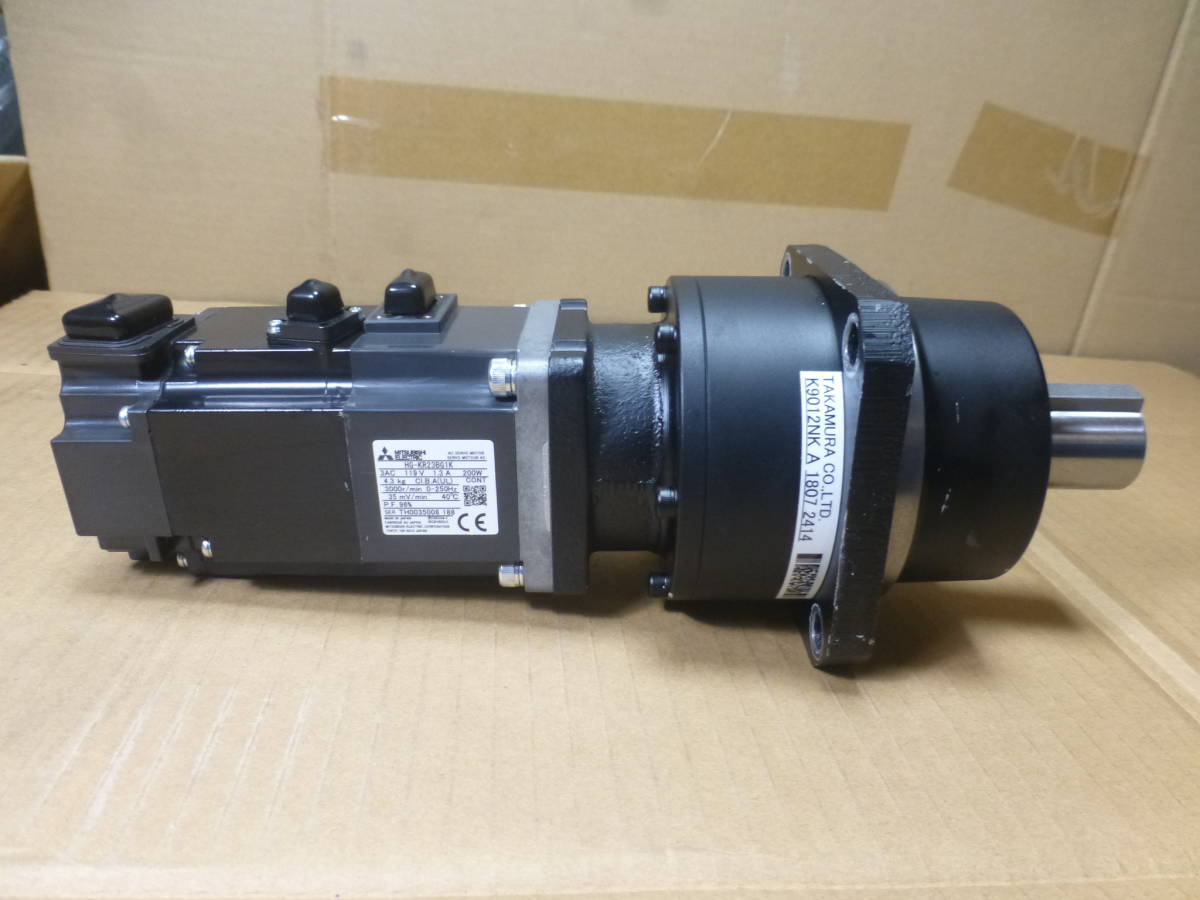 MITSUBISHI AC SERVO MOTOR HG-KR23BG1K，TAKAMURA K9012NK(管理番号か3)