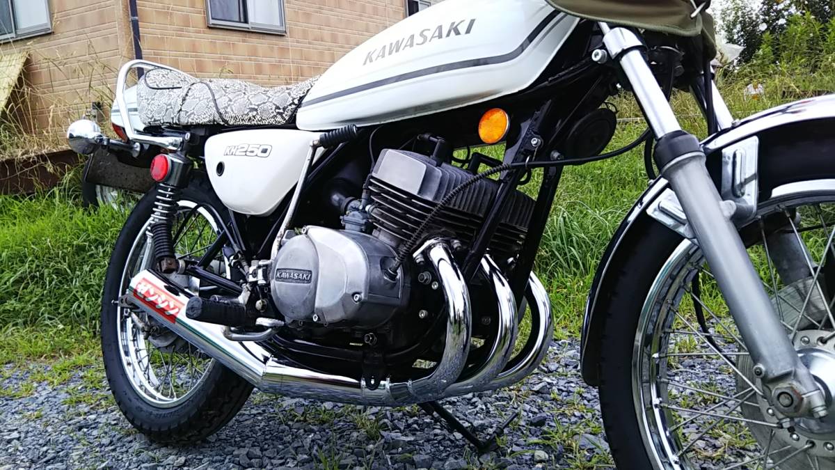 KH250/400ゼンシンメッキ集合管 人気の商品 antad.net