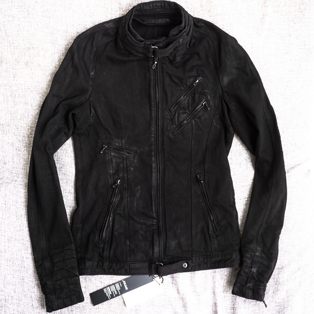 新品 別注 JULIUS BLACK SENCE コーティング デニム ライダース 新品 別注 JULIUS BLACK SENCE コーティング デニム ライダース