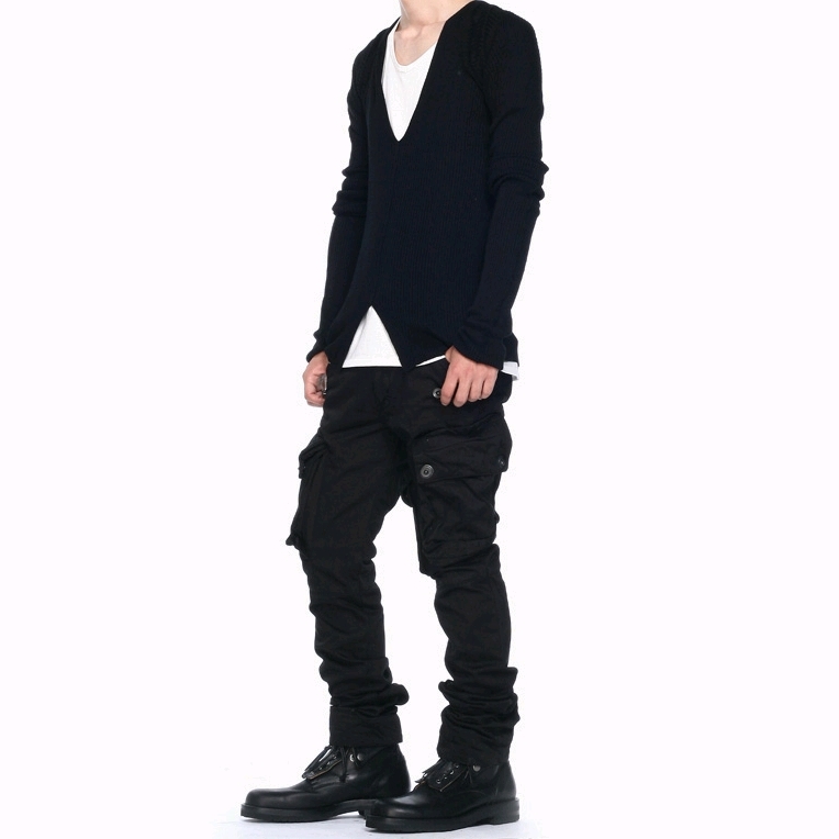 ☆ JULIUS インディレクト ニット 1 グレー 送料込 ユリウス