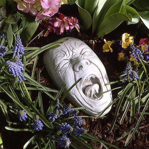 泣き叫ぶ顔（サイモン） 大泣き 叫びの表情 仮面マスク彫像 壁彫刻 / 面白グッズ ハロウィン カフェ（輸入品