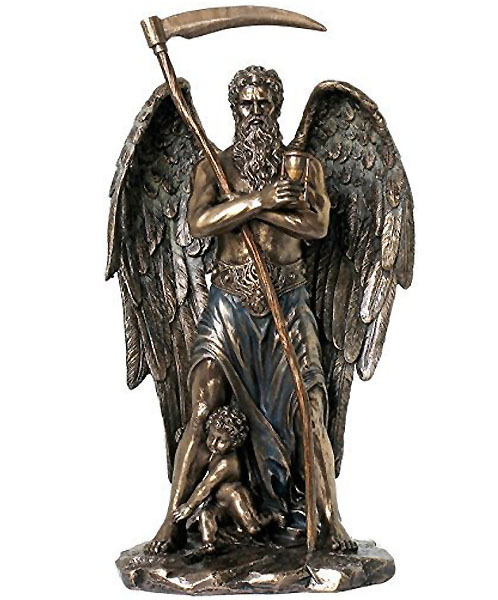 古代ギリシャ神話 時間の神 クロノス 彫刻 彫像 高さ約27ｃｍ/ オリンポス ティーターン ギリシア神話（輸入品_画像1