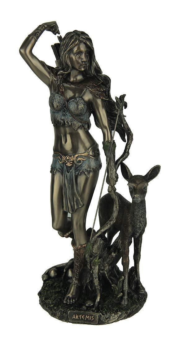 ヴェネローゼ製 狩猟する、アルテミス 古代ギリシャの女神 彫像 ヴェネローゼ製 狩猟する、アルテミス 古代ギリシャの女神 彫像