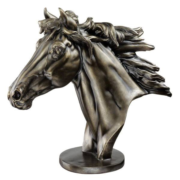 マジェスティック スタリオン 馬の胸像、多色 彫刻 彫像/ サラブレッドJRA 日本競馬協会 競馬場 牧場（輸入品