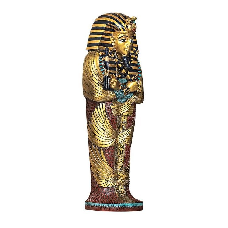 古代エジプト王 ツタンカーメン黄金棺壁彫刻 彫像/ エスニック 古代エジプト王 ツタンカーメン黄金棺壁彫刻 彫像/ エスニック