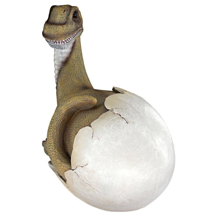 恐竜の赤ちゃん ディノエッグ（恐竜の卵）彫刻 彫像/ ブラキオサウルス 竜脚類 中生代ジュラ紀 庭園(輸入品_画像4