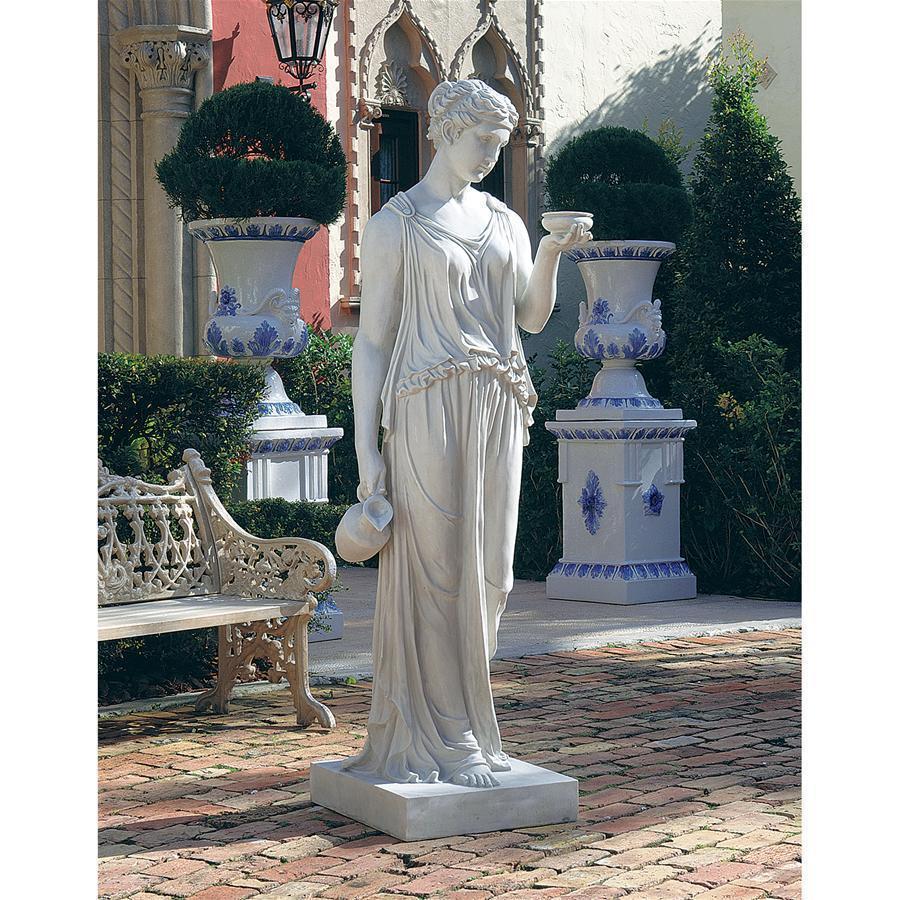デザイン・トスカノ製 トルバルセン作 ヘーベー 青春の女神 ギリシャ神話 大理石風 大型彫像（輸入品