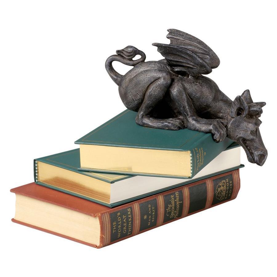 ウィッティングフォードの悔しがって座るドラゴン彫像 彫刻/ 書斎 コレクション ドラゴンランス（輸入品）_画像1
