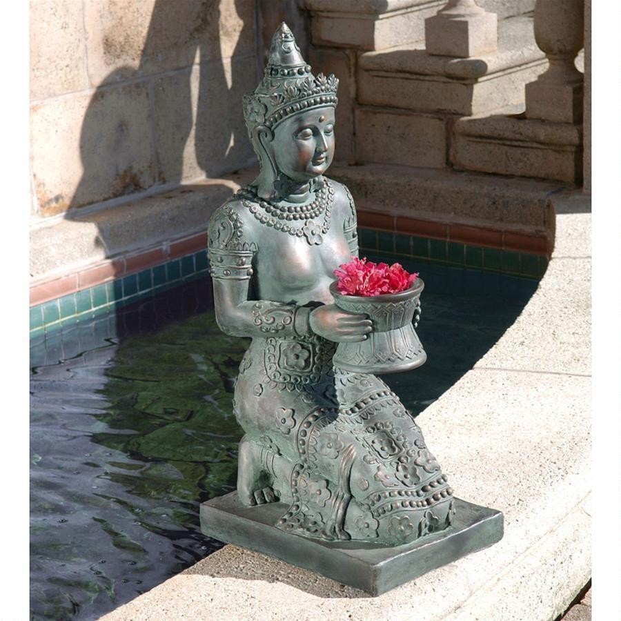 タイ王国 王女 プリンセスのガーデン彫刻 彫像/エスニックガーデン 庭園作庭 プール アユタヤ王朝（輸入品