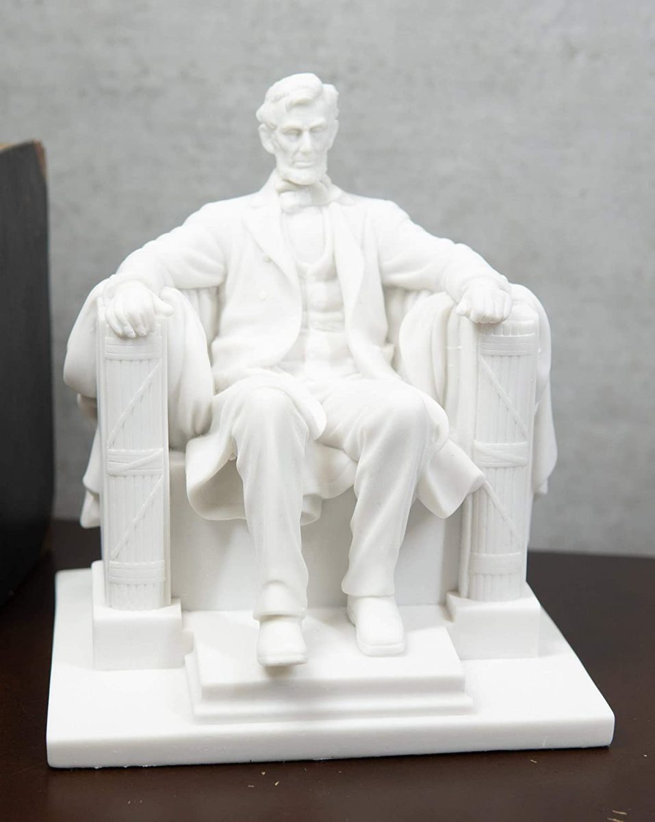 半額SALE☆ 着席したエイブラハムリンカーン彫像 彫刻 リンカーン記念