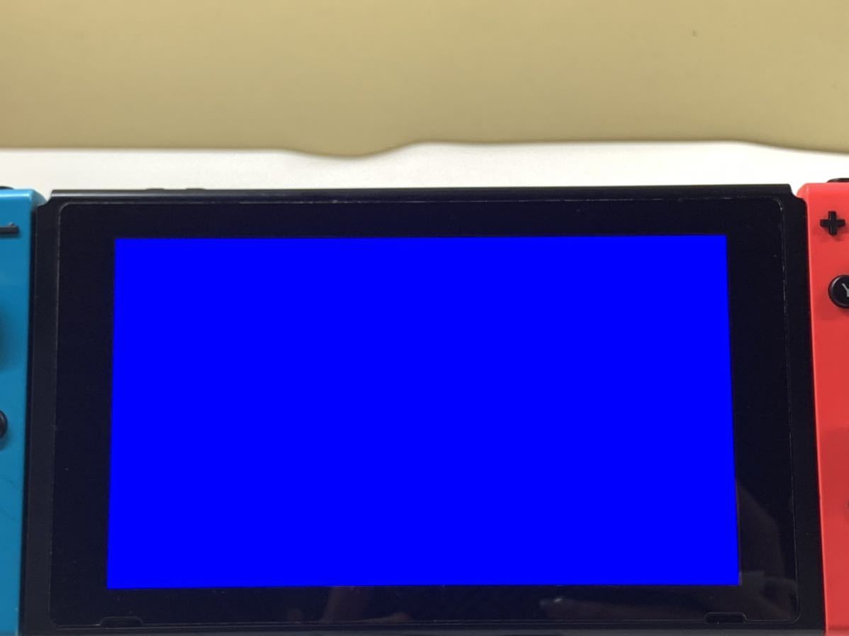 Nintendo Switch ニンテンドースイッチ 本体　HAC-001 ネオンブルー/ネオンレッド 現状品　(60s)_画像3
