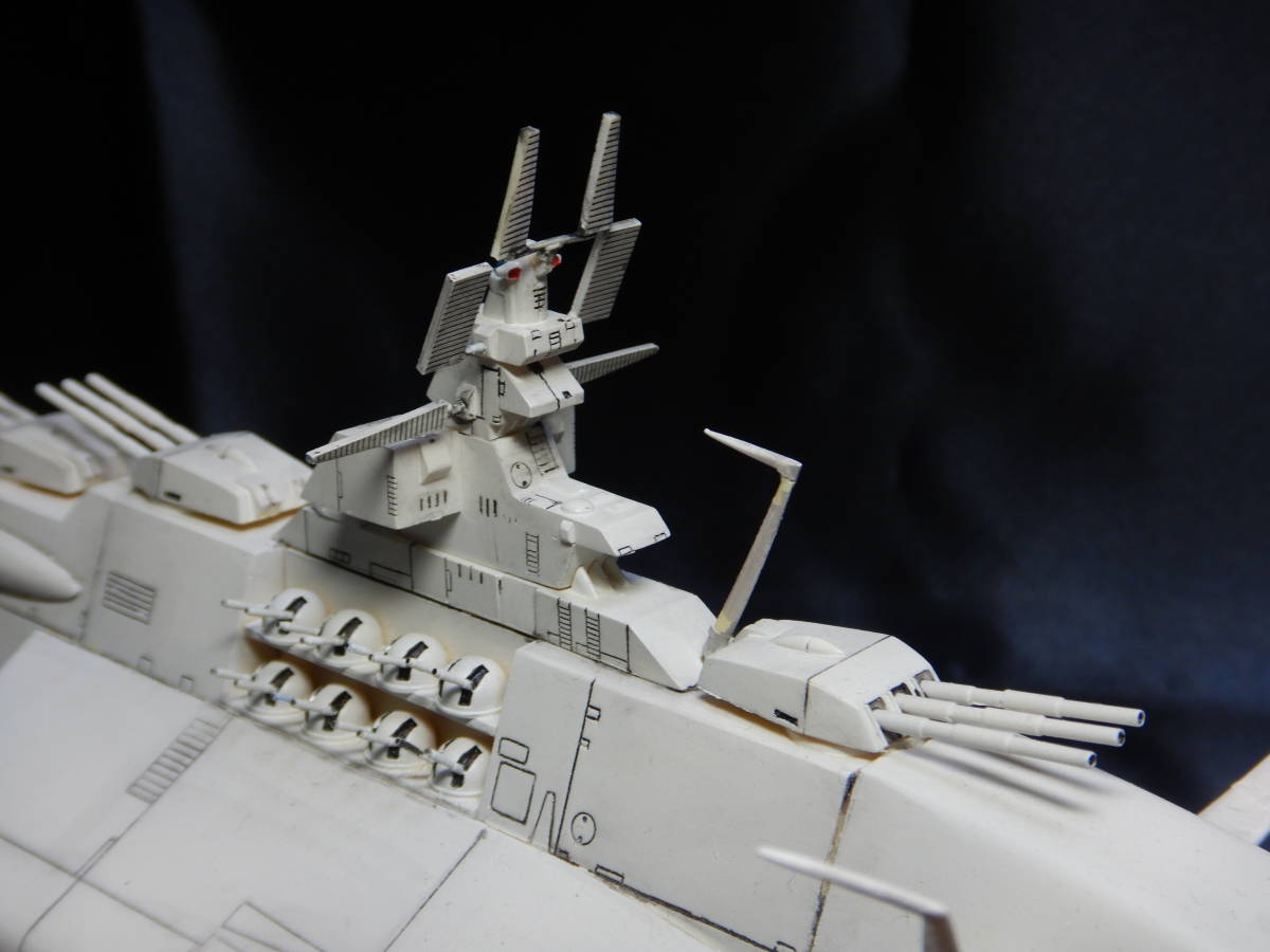 1/1000 主力戦艦 (宇宙戦艦ヤマト完結編)ガレージキット完成品 1/1000 主力戦艦 (宇宙戦艦ヤマト完結編)ガレージキット完成品
