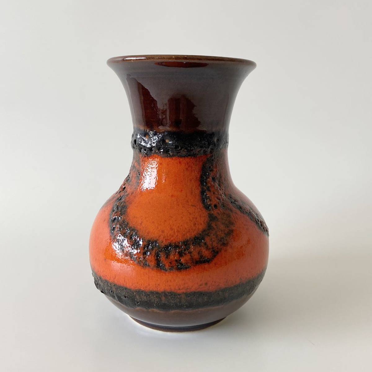 西ドイツ製 1970年代 Bay Keramik Fat Lava ファットラバ ミッドセンチュリー ヴィンテージ 花瓶 花器 オブジェ ジャグ 一輪挿し #21_画像3