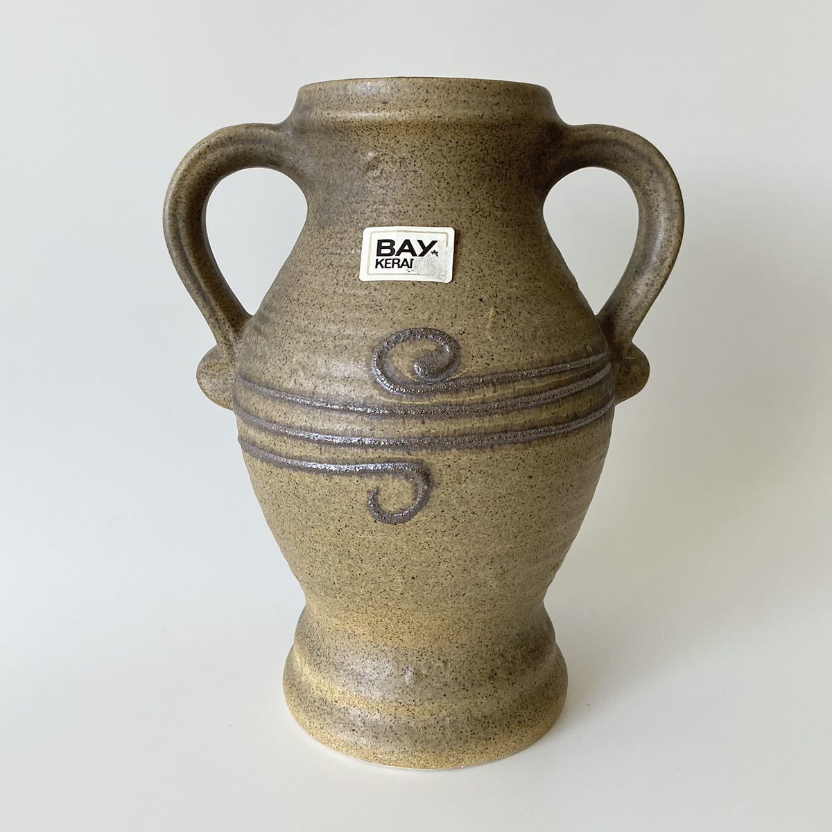 西ドイツ製 1970年代 Bay Keramik Fat Lava ファットラバ ミッドセンチュリー ヴィンテージ 花瓶 花器 オブジェ ジャグ 一輪挿し #34