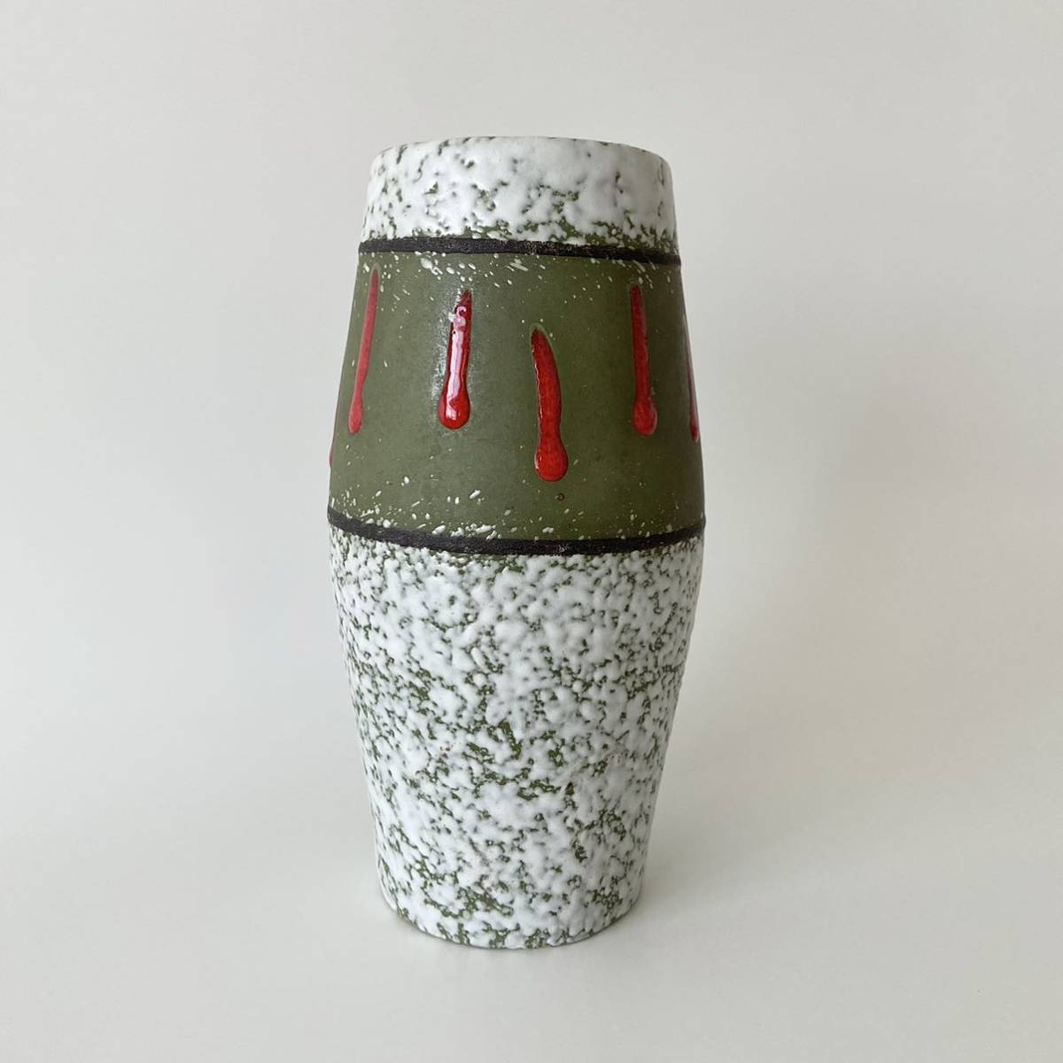 西ドイツ製 1970年代 Jasba Fat Lava ファットラバ ミッドセンチュリー ヴィンテージ 花瓶 花器 オブジェ 一輪挿し #43_画像3