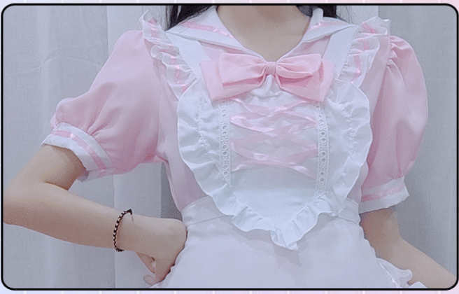 [.] One-piece made clothes Lolita an educational institution festival Halloween Event festival costume play clothes 