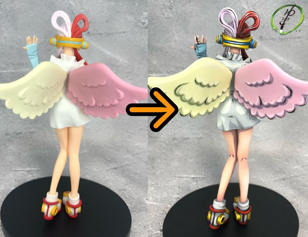 ワンピース ウタ フィギュア リペイント 二次元 ONEPIECE ワンピース ウタ フィギュア リペイント 二次元 ONEPIECE