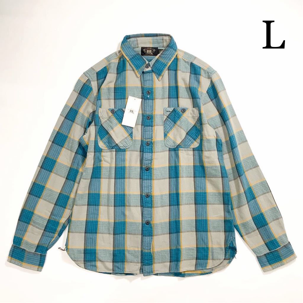 RRL DOUBLE RL ダブルアールエル プラッド ツイル ワークシャツ www