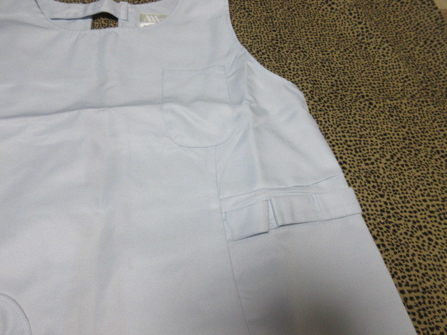 [L size ] I tosAAA /All About Aitoz nurse apron light blue 