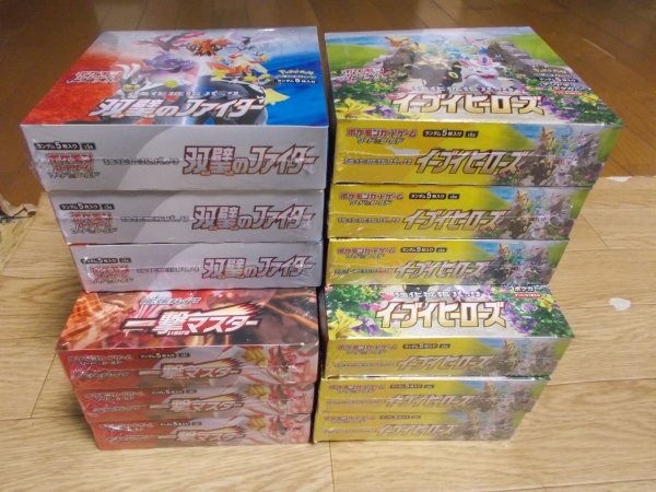 ポケモンカード 360packs 12BOX イーブイヒーローズ 双璧のファイター