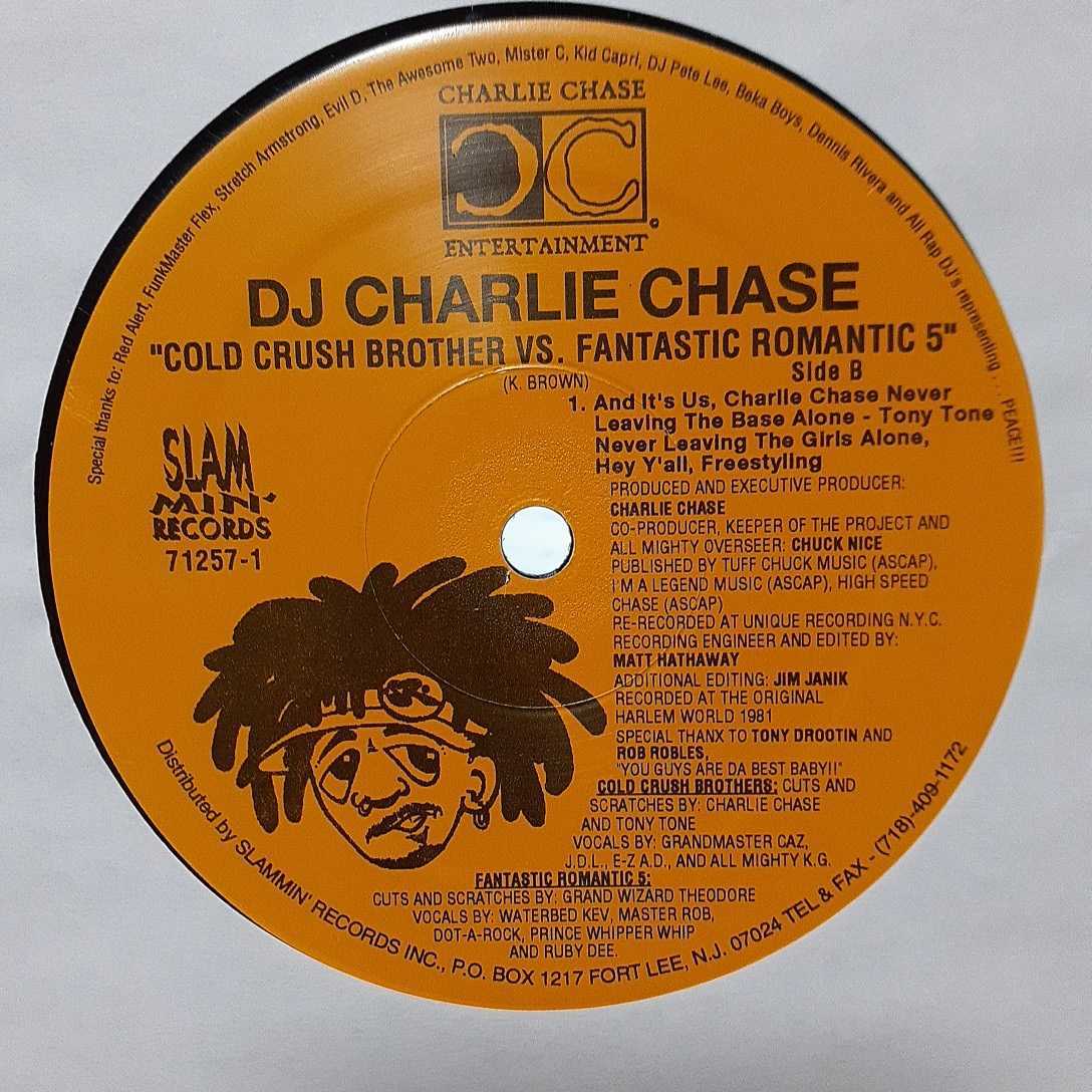 DJ CHARLIE CHASE presents COLD CRUSH BROTHERS VS FANTASTIC ROMANTIC 5 / LIVE MC BATTLES FROM HARLEM WORLD 1981 /2LP/OLDSCHOOL RAP_画像4