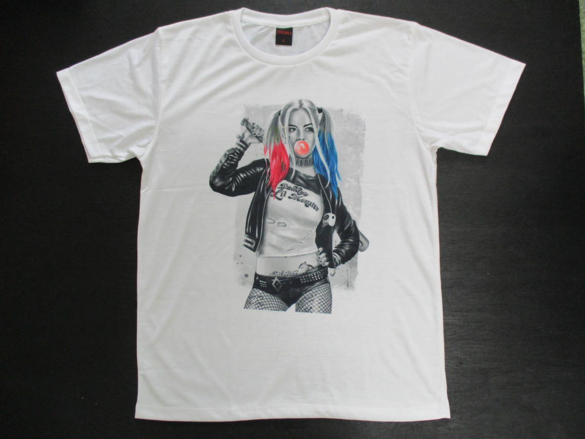 Yahoo!オークション - 新品 ハーレイ クイン Tシャツ Lサイズ 白 Yahoo!オークション - 新品 ハーレイ クイン Tシャツ Lサイズ 白
