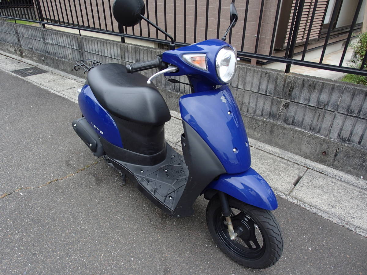 50%OFF】 スズキ岐阜原付中古車 レッツ CA4AA インジェクション まに