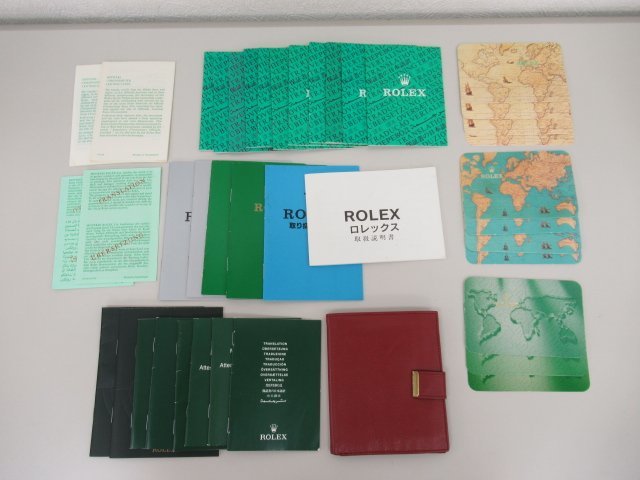 １円～【ロレックス】ROLEX　カードケース　４1点　カレンダーカード　取説　付属品　デイトナ　サブマリーナ　①_画像8