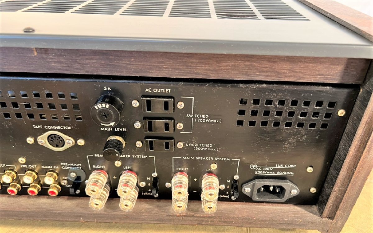 ♪半年間保証♪　新品５０CA10を４本搭載　これぞ銘機　LUXMAN SQ-38FD 真空管プリメイン渾身の徹底メンテ　 取説、電源コード付属_画像7